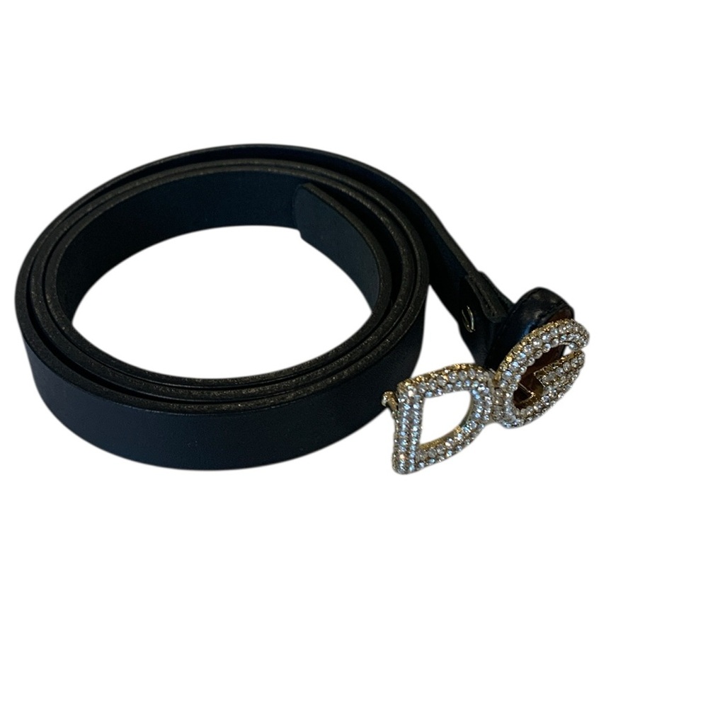 🆕 DOLCE & GABBANA Style Crystals DG logo belt 🆕 - Picture 3 of 7